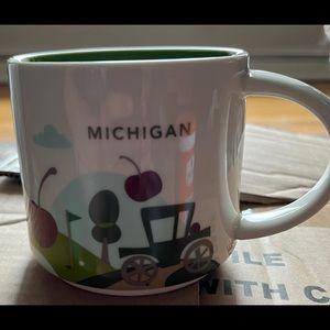 Starbucks Michigan “you are here” mug